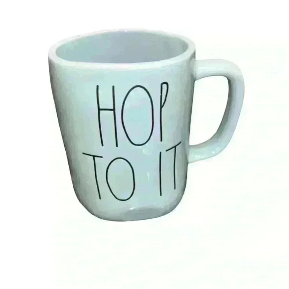 Rae Dunn Other - NWT Rae Dunn HOP TO IT Mug  - Ceramic  - very rare!